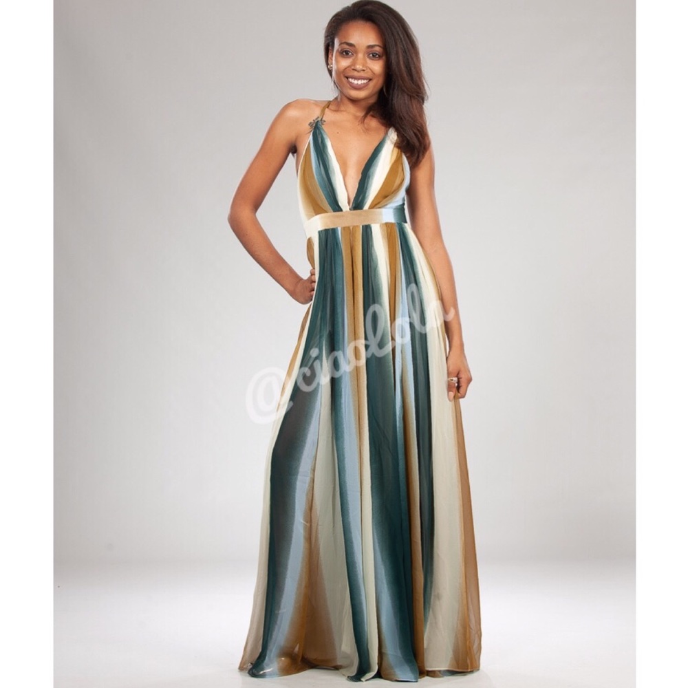 On Sale! Multi color maxi tulle dress - Picture 5 of 5